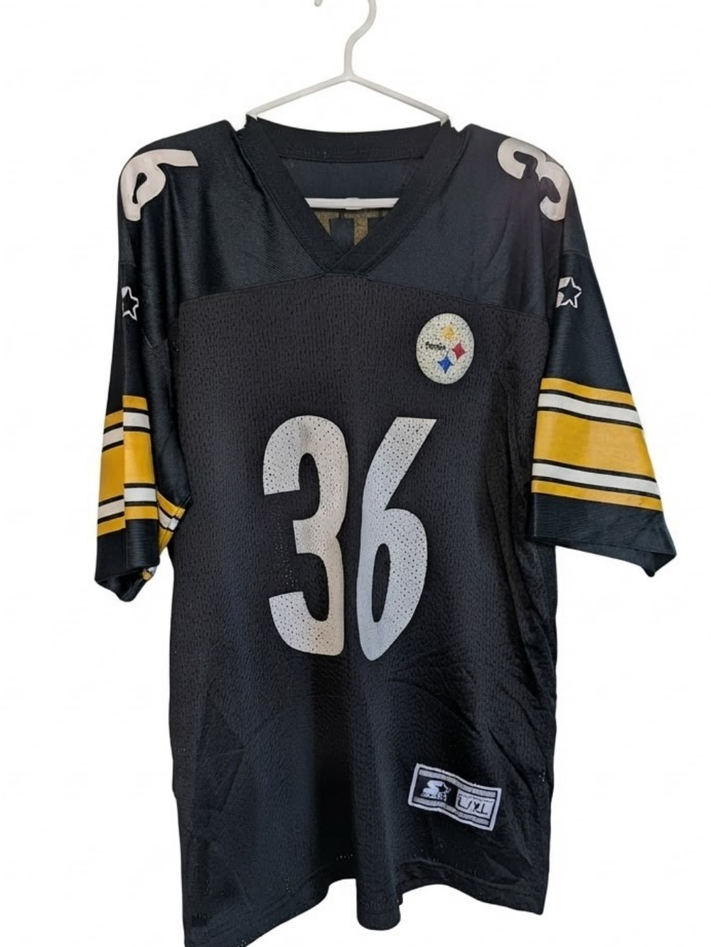 Vintage 1990s Pittsburgh Steelers Jerome Bettis #36 L/XL STARTER